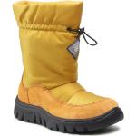 Przecenione Żółte Buty trekkingowe wysokie damskie na zimę marki Naturino w rozmiarze 34 
