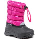 Różowe Buty trekkingowe wysokie damskie na zimę marki Playshoes 