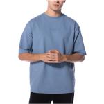 Niebieskie Koszulki męskie z krótkimi rękawami w stylu casual marki Oakley w rozmiarze XL 