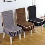Poduszki na krzesła do prania ręcznego pikowane w nowoczesnym stylu z poliestru 