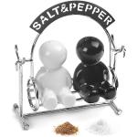 Solniczka i pieprzniczka ze stojakiem Salt & Pepper – Balvi