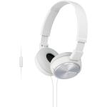 Białe Słuchawki nauszne marki Sony Bluetooth 