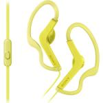 Żółte Słuchawki douszne marki Sony Bluetooth 