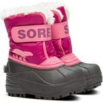 Różowe Śniegowce dla dzieci syntetyczne na zimę marki Sorel Sorel w rozmiarze 21 