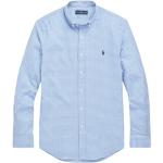 Niebieskie Koszule w kratę męskie w kratkę w stylu casual bawełniane marki POLO RALPH LAUREN Big & Tall w rozmiarze XL 