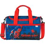 Spider-Man torba sportowa dla dzieci, worek sportowy na ubrania sportowe i buty, torba treningowa z praktycznym uchwytem, 33 x 22 x 10 cm, 8 litrów, niebieski, czerwony, jeden rozmiar