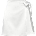 Białe Spódnice damskie z poliestru na wiosnę w rozmiarze S 