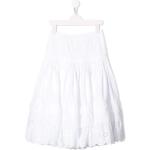 Białe Długie spódnice damskie w stylu boho marki Dolce & Gabbana 