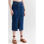 Przecenione Niebieskie Spódnice jeansowe damskie dżinsowe w rozmiarze XXS 