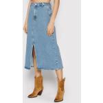 Niebieskie Spódnice jeansowe damskie marki Selected Selected Femme w rozmiarze L 