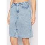 Przecenione Niebieskie Mini spódniczki damskie dżinsowe mini marki Vero Moda w rozmiarze S 