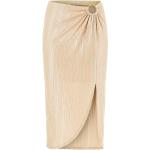 Beżowe Spódnice midi damskie eleganckie marki Guess w rozmiarze XL 