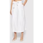 Przecenione Białe Spódnice trapezowe damskie marki FABIANA FILIPPI w rozmiarze XL 