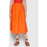 Przecenione Pomarańczowe Spódnice trapezowe damskie marki United Colors of Benetton w rozmiarze L 
