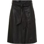 Czarne Spódnice z paskiem damskie w rozmiarze XL 