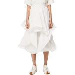 Białe Spódnice midi damskie w kratkę marki Loewe w rozmiarze L 