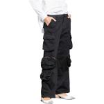 Czarne Spodnie damskie z wiskozy na zimę marki MASON´S w rozmiarze L 