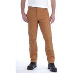 Brązowe Spodnie rurki męskie bawełniane o szerokości 38 o długości 32 marki Carhartt Rugged Flex w rozmiarze M 