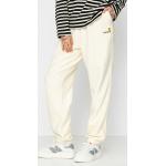 Przecenione Beżowe Spodnie dresowe bawełniane damskie bawełniane marki Carhartt WIP w rozmiarze M 