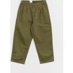 Przecenione Zielone Spodnie męskie luźne bawełniane marki Carhartt WIP w rozmiarze L 
