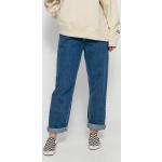 Przecenione Niebieskie Spodnie damskie bawełniane marki Carhartt WIP 