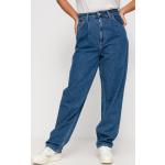 Przecenione Niebieskie Proste jeansy damskie marki Carhartt WIP 