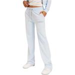 Białe Szerokie spodnie gładkie z poliestru marki Juicy Couture w rozmiarze L 