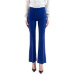 Niebieskie Eleganckie spodnie damskie w rozmiarze M 