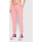 Przecenione Różowe Spodnie dresowe damskie sportowe marki 4F w rozmiarze S 