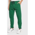 Przecenione Zielone Spodnie dresowe męskie marki AERONAUTICA MILITARE w rozmiarze L 