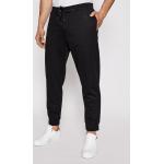 Przecenione Czarne Spodnie dresowe męskie marki Armani Exchange w rozmiarze S 