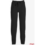 Przecenione Czarne Eko Spodnie dresowe bawełniane damskie sportowe bawełniane marki Deha 