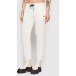 Przecenione Białe Spodnie dresowe damskie sportowe marki DKNY | Donna Karan w rozmiarze XL 