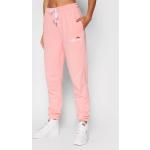 Przecenione Różowe Spodnie dresowe damskie sportowe marki ellesse w rozmiarze XS 