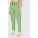 Przecenione Zielone Spodnie dresowe damskie sportowe marki Femi Stories w rozmiarze XS 