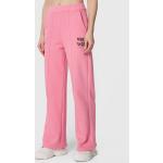 Przecenione Różowe Spodnie dresowe damskie sportowe marki Femi Stories w rozmiarze M 