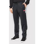 Przecenione Czarne Spodnie dresowe męskie marki Fila w rozmiarze M 
