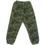 Zielone Spodnie dresowe damskie w stylu wojskowym marki HUF w rozmiarze M 