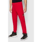 Przecenione Czerwone Spodnie dresowe męskie marki JOHN RICHMOND w rozmiarze M 