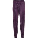 Fioletowe Spodnie dresowe damskie marki Juicy Couture w rozmiarze L 