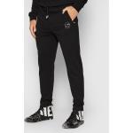 Przecenione Czarne Spodnie dresowe męskie marki Karl Lagerfeld w rozmiarze M 