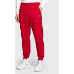 Czerwone Spodnie dresowe męskie marki Nike w rozmiarze M 