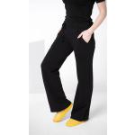 Czarne Spodnie dresowe bawełniane damskie w rozmiarze S 