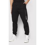 Przecenione Czarne Spodnie dresowe męskie marki Tommy Hilfiger w rozmiarze L 
