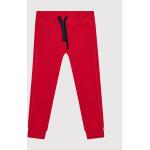 Przecenione Czerwone Spodnie dziecięce dresowe marki United Colors of Benetton 