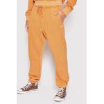 Przecenione Pomarańczowe Spodnie dresowe męskie marki Vans w rozmiarze M 