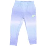 Fioletowe Spodnie dziecięce dresowe dla chłopców marki Nike 