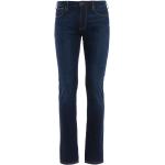 Granatowe Jeansy dzwony w stylu casual dżinsowe marki Emporio Armani 