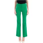 Zielone Eleganckie spodnie damskie w rozmiarze M 