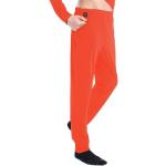 Pomarańczowe Spodnie z poliestru marki Glovii 